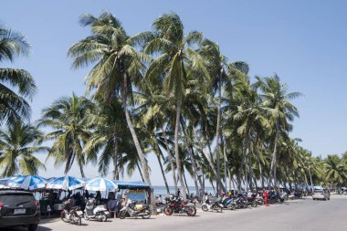  Bang Saen sahilde Provinz Chonburi Tayland Bangsaen kasaba. Tayland, Bangsaen, Kasım, 2018
