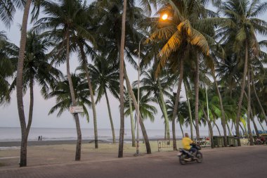  Bang Saen sahilde Provinz Chonburi Tayland Bangsaen kasaba. Tayland, Bangsaen, Kasım, 2018