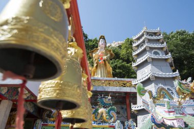 Sean Suk Provinz Chonburi Tayland Bangsaen Town yakınındaki bir Budizm tapınakta. Tayland, Bangsaen, Kasım, 2018