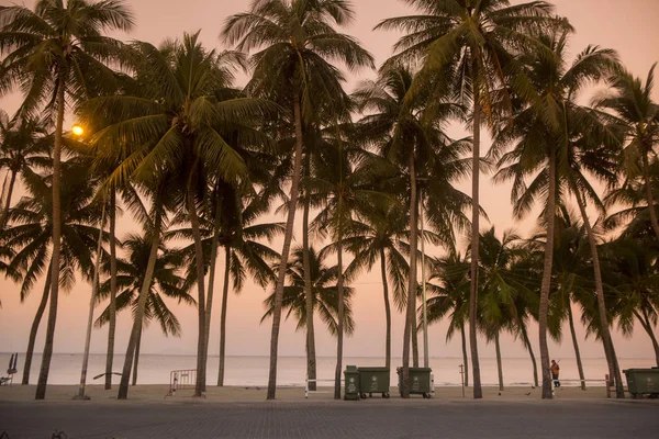  Bang Saen sahilde Provinz Chonburi Tayland Bangsaen kasaba. Tayland, Bangsaen, Kasım, 2018
