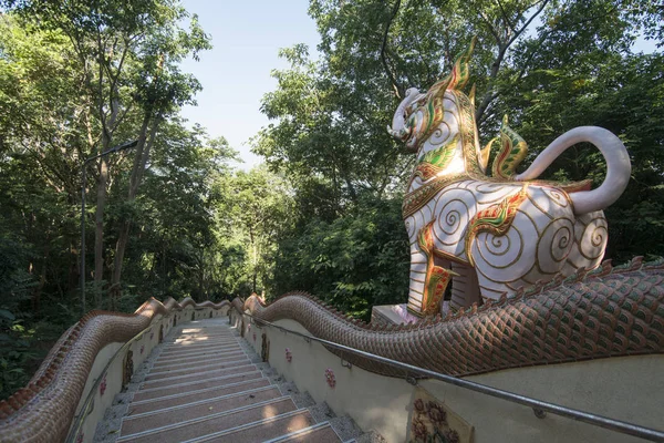 Wat Khao Phutthakhodom Heuvel Stad Van Racha Provinz Chonburi Thailand — Stockfoto