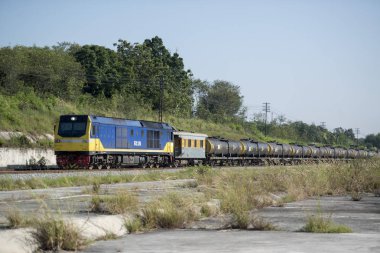 Khiri Nakhon taş benim Provinz Chonburi Tayland Chonburi şehir yakınındaki bir tren. Thaban Suan Canyoniland, Bangsaen, Kasım, 2018