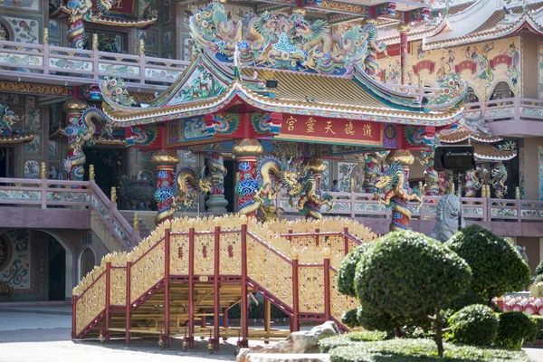 Chinese Temple Thepsathit Phra Kiti Chaloem Town Ang Sila Neat — Stock Photo, Image