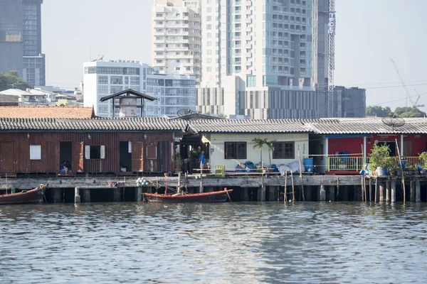 Waterfront Stare Miasto Racha Provinz Chonburi Tajlandii Tajlandia Bangsaen Listopada — Zdjęcie stockowe