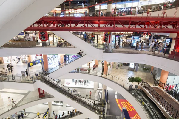 Architettura Interna Del Terminal Shopping Mal Nella Città Pattaya Nella — Foto Stock