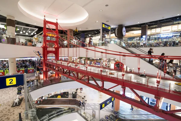 Architettura Interna Del Terminal Shopping Mal Nella Città Pattaya Nella — Foto Stock