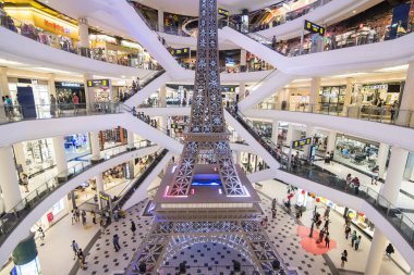 Terminal 21 Alışveriş Mal Provinz Chonburi Tayland Pattaya şehir iç mimarisi. Tayland, Pattaya, Kasım, 2018