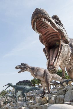 Dinozor Park Provinz Chonburi Tayland Pattaya city yakınlarında. Tayland, Pattaya, Kasım, 2018