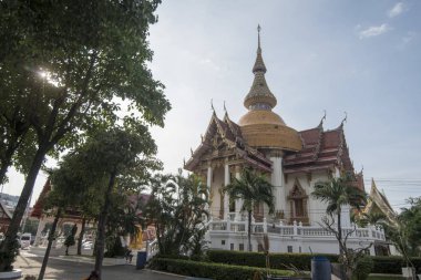 Wat Phra Yai Provinz Chonburi Tayland Pattaya şehir Buda tepede. Tayland, Pattaya, Kasım, 2018