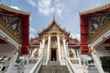 Wat Phra Yai Provinz Chonburi Tayland Pattaya şehir Buda tepede. Tayland, Pattaya, Kasım, 2018