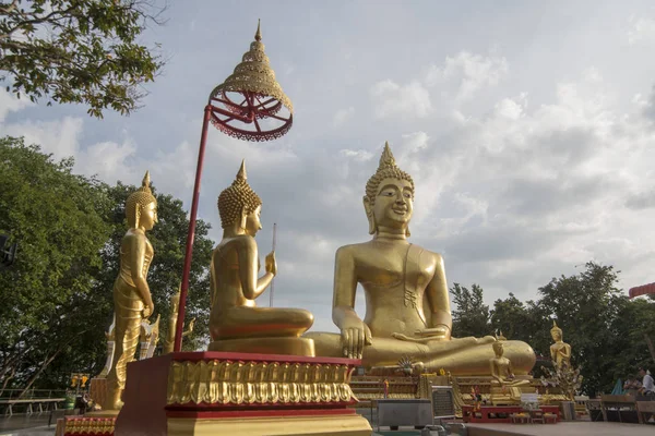 Будда Ват Пхра Холме Будды Городе Паттайя Провинции Чонбури Таиланде — стоковое фото