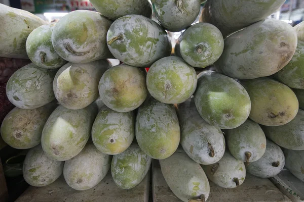 Papaya Mercado Local Comida Mañana Ciudad Pattaya Provincia Chonburi Tailandia —  Fotos de Stock