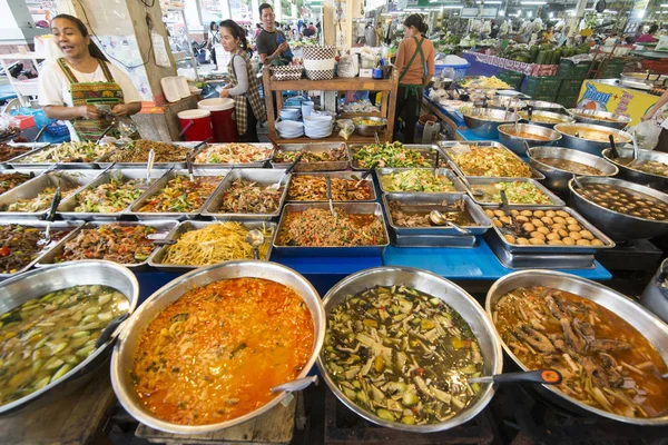 Curry Comida Tailandesa Mercado Local Alimentos Matinais Cidade Pattaya Provinz — Fotografia de Stock