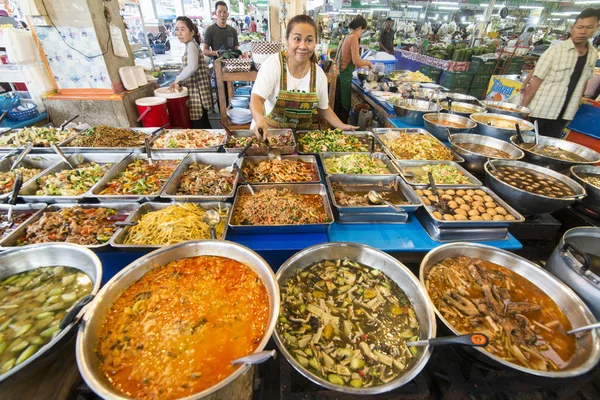 Curry Comida Tailandesa Mercado Local Alimentos Matinais Cidade Pattaya Provinz — Fotografia de Stock