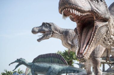 Dinozor Park Provinz Chonburi Tayland Pattaya city yakınlarında. Tayland, Pattaya, Kasım, 2018