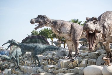 Dinozor Park Provinz Chonburi Tayland Pattaya city yakınlarında. Tayland, Pattaya, Kasım, 2018