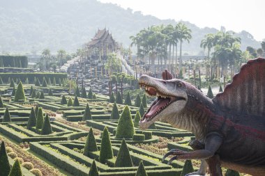 Dinozor Park Provinz Chonburi Tayland Pattaya city yakınlarında. Tayland, Pattaya, Kasım, 2018