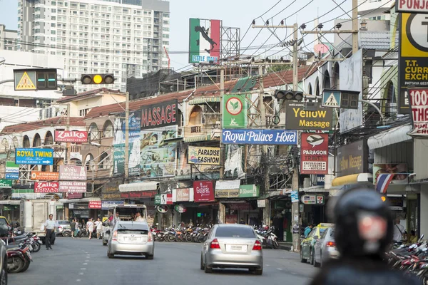 Segunda Carretera Ciudad Pattaya Provincia Chonburi Tailandia Tailandia Pattaya Noviembre — Foto de Stock
