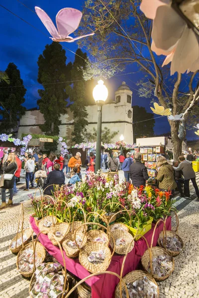 Flower Market Market Street Avenida Arriaga Festa Flor Spring Flower — Stock Photo, Image