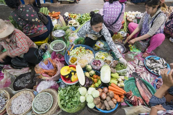 CAMBODIA SIEM REAP OLD MARKET — Stock Photo, Image