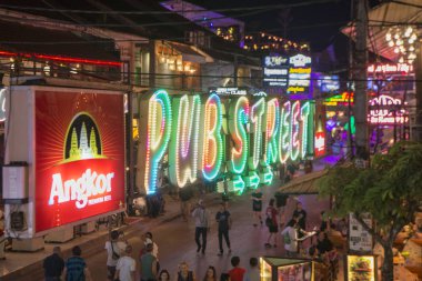 Kamboçya Siem Reap Şehir Pub Sokak
