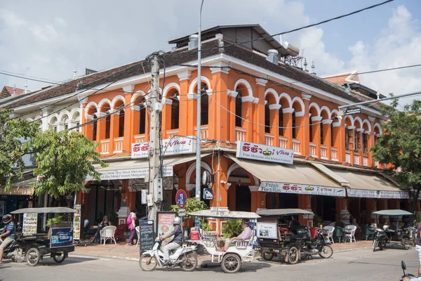 Kambodja Siem Reap City Colonial — Stockfoto