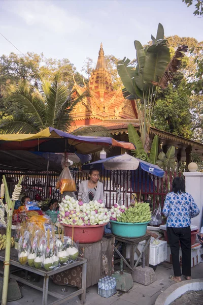 柬埔寨Siem Reap Preah Ang Chorm Shrine — 图库照片