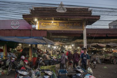 Kamboçya Siem Reap Market Phsar Samaki