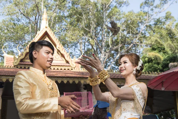 柬埔寨Siem Reap Preah Ang Chorm Shrine — 图库照片