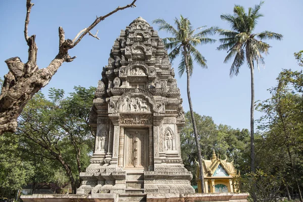 Kambodzsai Siem Reap Wat Damnak — Stock Fotó