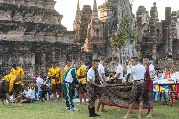 ÁSIA TAILÂNDIA SUKHOTHAI LOY KRATHONG TRADITION — Fotografia de Stock