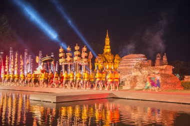 Asya Tayland Sukhothai Loy Krathong Festivali