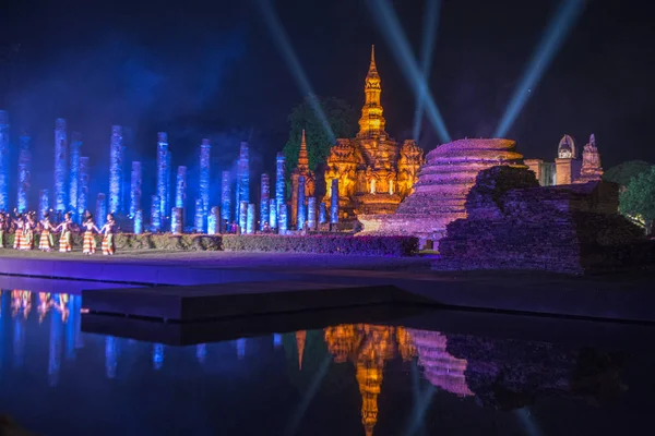 Azië Thailand Sukhothai Loy Krathong Festival — Stockfoto