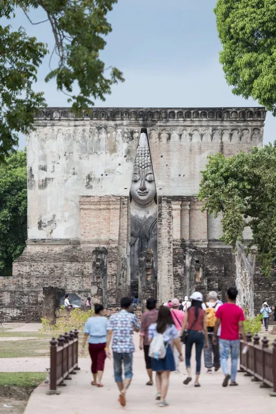 Asya Tayland Sukhothai Wat si Chum — Stok fotoğraf