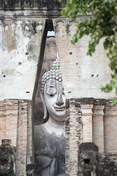 Asien Thailand Sukhothai Wat si Chum — Stockfoto