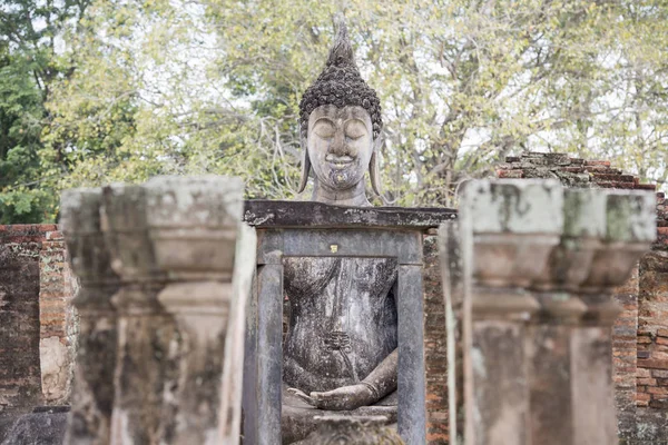 Ázsia Thaiföld Szukhothai Wat si Chum — Stock Fotó