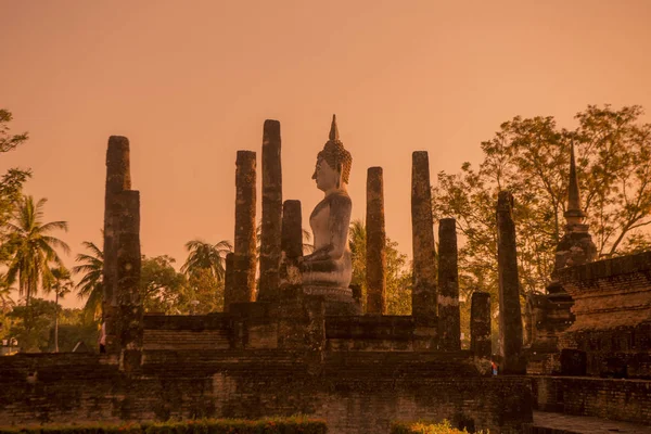 亚洲 泰国 苏霍塔寺萨西寺 — 图库照片