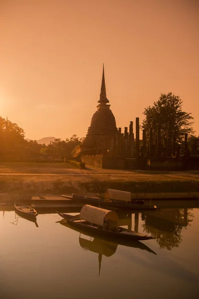 Asijský Thajsko Sukhothai Wat SA si chrám — Stock fotografie