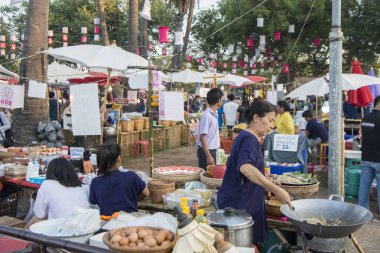 Asya Tayland Sukhothai Loy Krathong Festivali