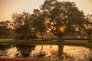 Asya Tayland Sukhothai Wat Mahathat Stupa