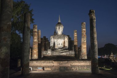 Asya Tayland Sukhothai Tapınağı