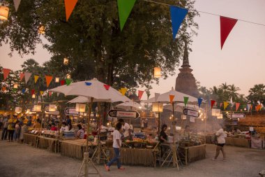 Asya Tayland Sukhothai Loy Krathong Festivali