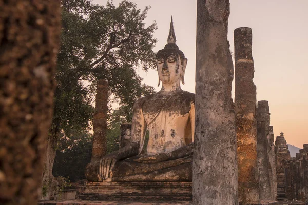 ASIA THAILAND SUKHOTHAI TEMPLE — Stock Photo, Image