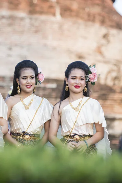 Azja Tajlandia Sukhothai Loy Krathong tradycja — Zdjęcie stockowe