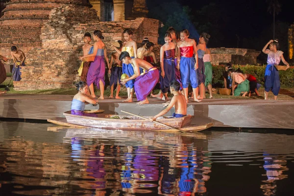 Asien Thailand Sukhothai Loy Krathong Festival — Stockfoto