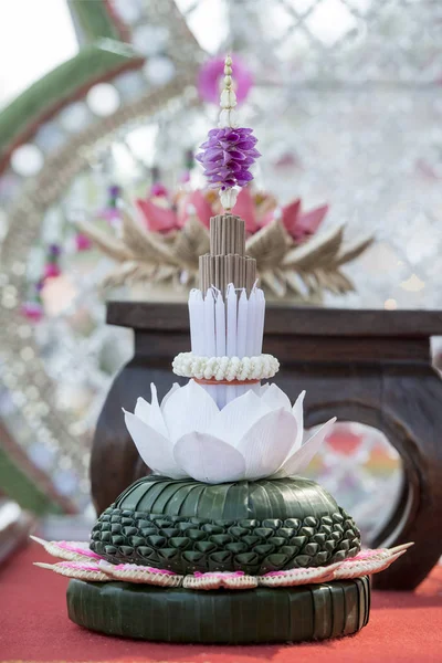 아시아 태국 수코타이 로이 크라통, — 스톡 사진