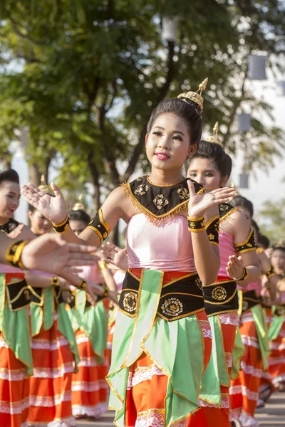 Azja Tajlandia Sukhothai Loy Krathong tradycja — Zdjęcie stockowe