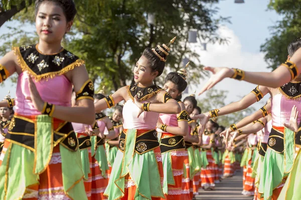 Azië Thailand Sukhothai Loy Krathong traditie — Stockfoto