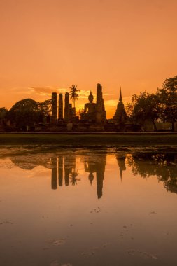 Asya Tayland Sukhothai Wat Mahathat Buddha