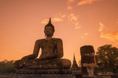 Asya Tayland Sukhothai Wat Mahathat Buddha